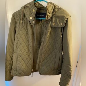 Women’s Lands’ End size M/P 10-12 quilted jacket